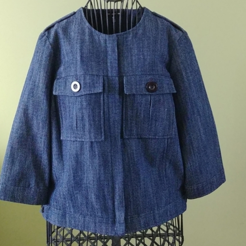 Jones New York Blue Jacket, Size 10